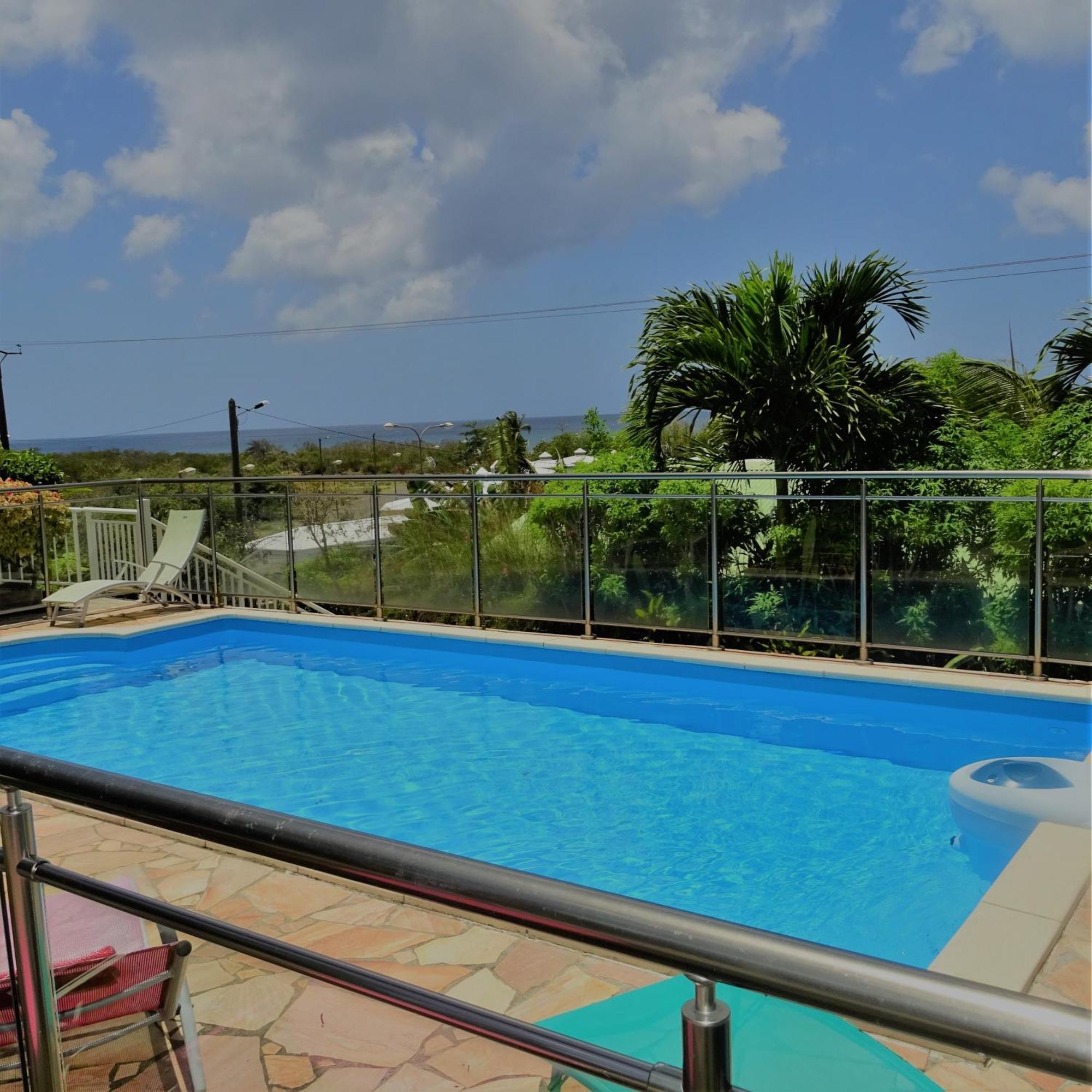 Les Algues De La Chapelle Bleu Horizon Villa Anse-Bertrand Exterior photo